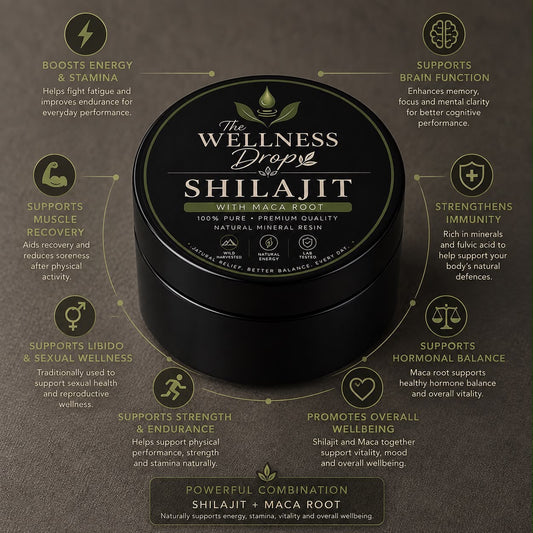 .Himalayan Shilajit + Maca Root — Natural Daily Support